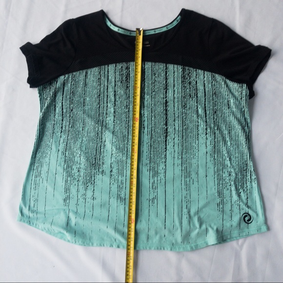 ACTIVEZONE ESSENTIALS Collection by Penningtons Women's 3X Short Sleeve Shirt - Picture 5 of 13